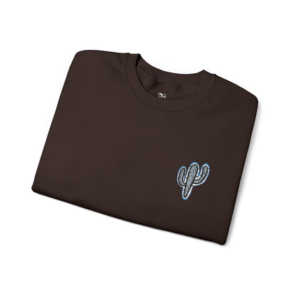 Cactus Embroidered Unisex Crewneck Sweatshirt