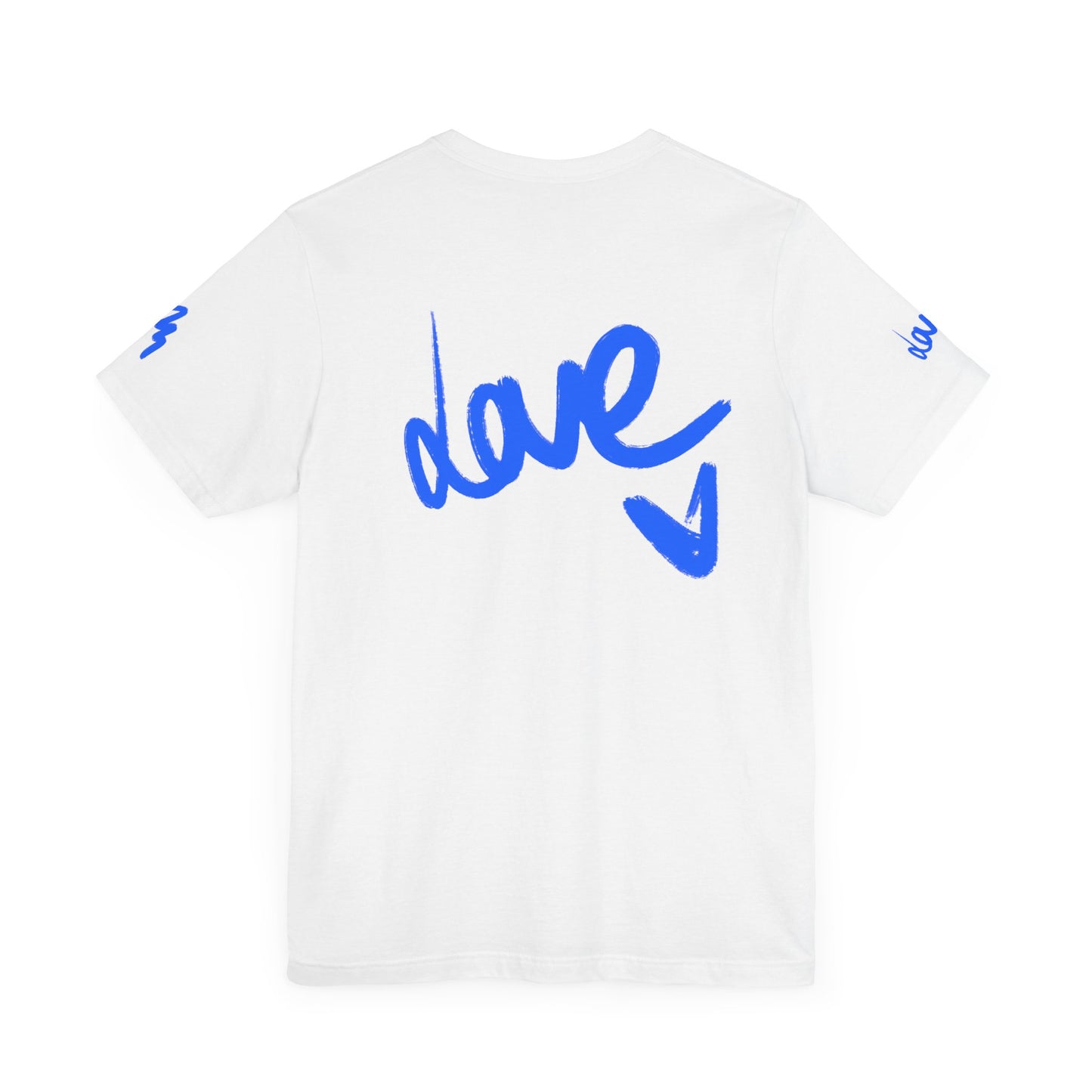 Casual Unisex Tee - Stylish 'dave' Graphic Short Sleeve Shirt