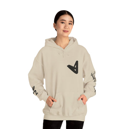 Black hart hoddie