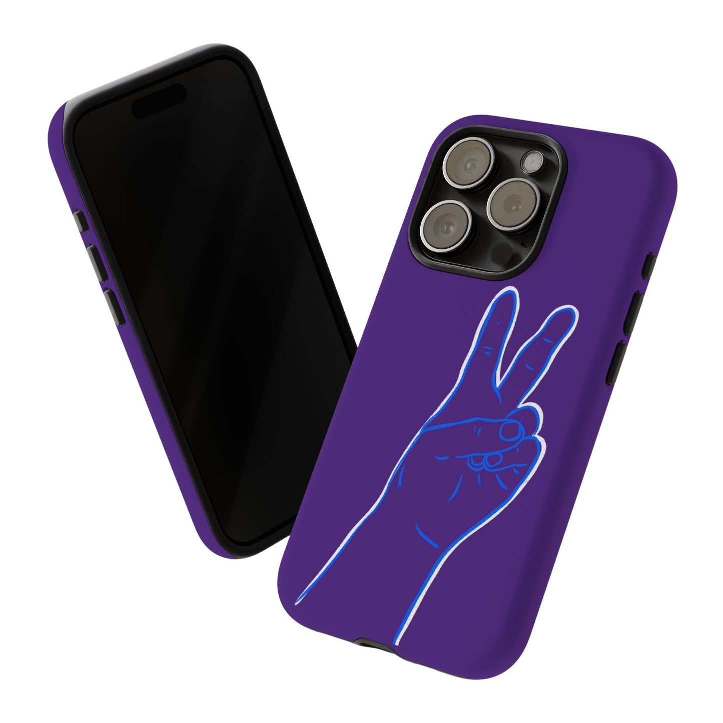 Vibrant Peace Gesture Phone Case