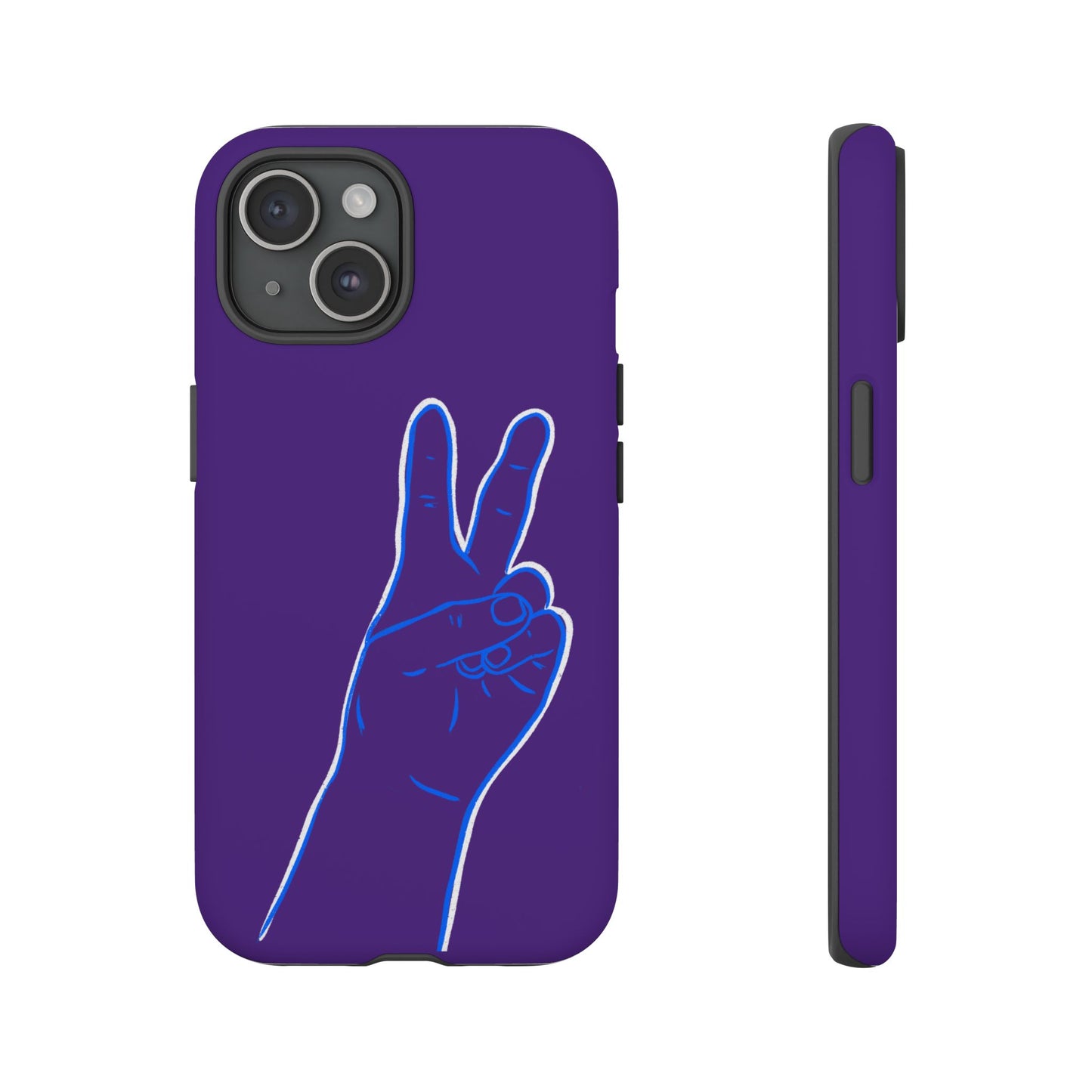 Vibrant Peace Gesture Phone Case