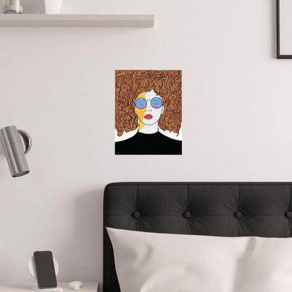 Retro Sunglasses Art Print poster