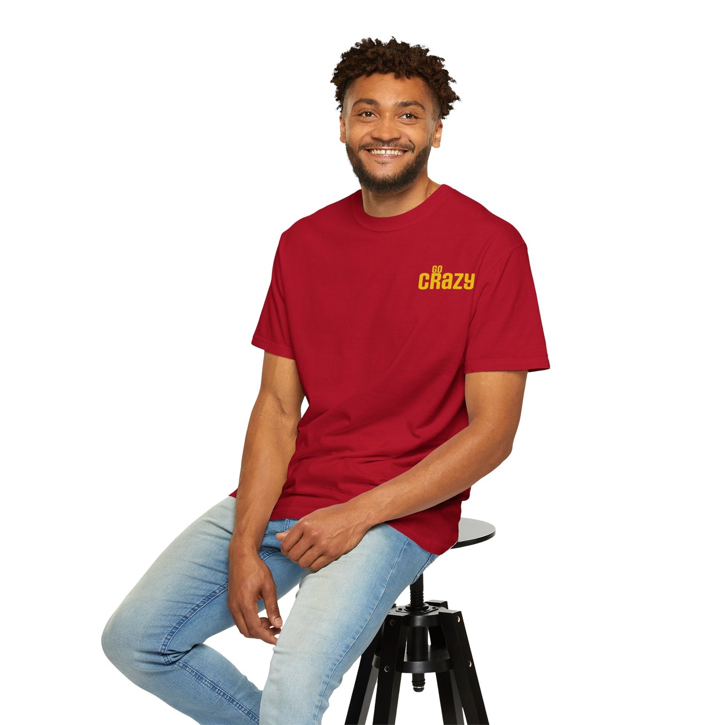 'GO CRAZY' Fun Design T-shirt