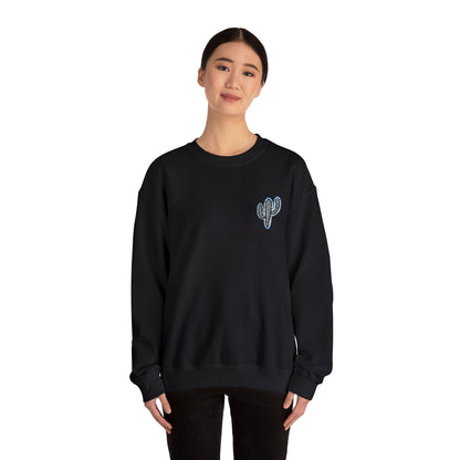 Cactus Embroidered Unisex Crewneck Sweatshirt
