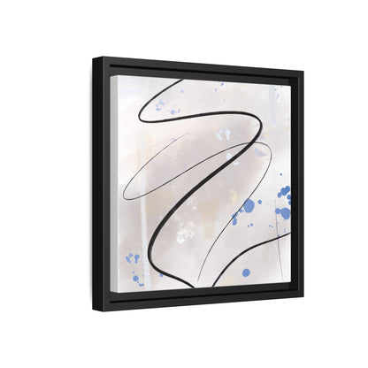 Framed Abstract Canvas Art - Modern Multi-Color Wall Decor