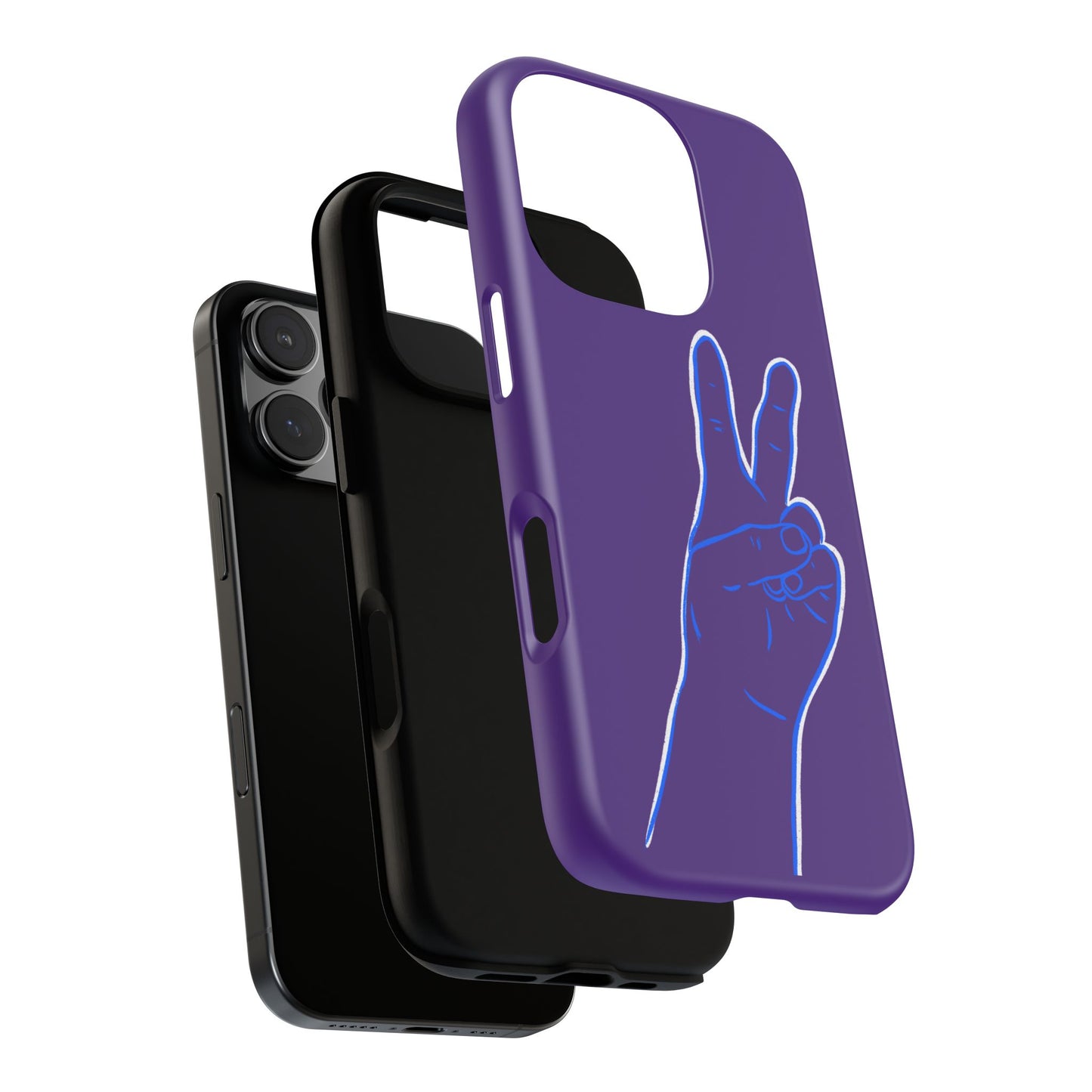 Vibrant Peace Gesture Phone Case
