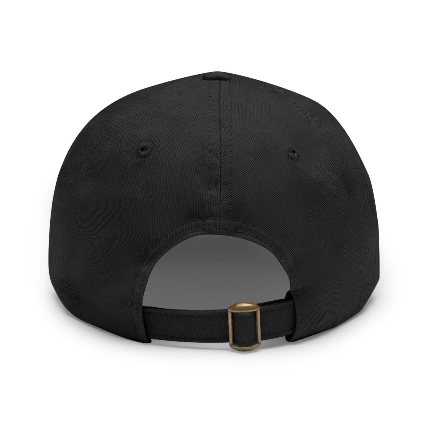 Funny Dad Hat with Leather Patch | 'I'm Too Hot' Style