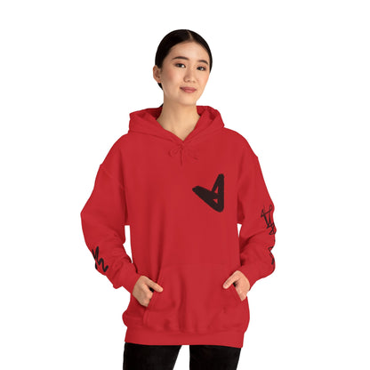 Black hart hoddie