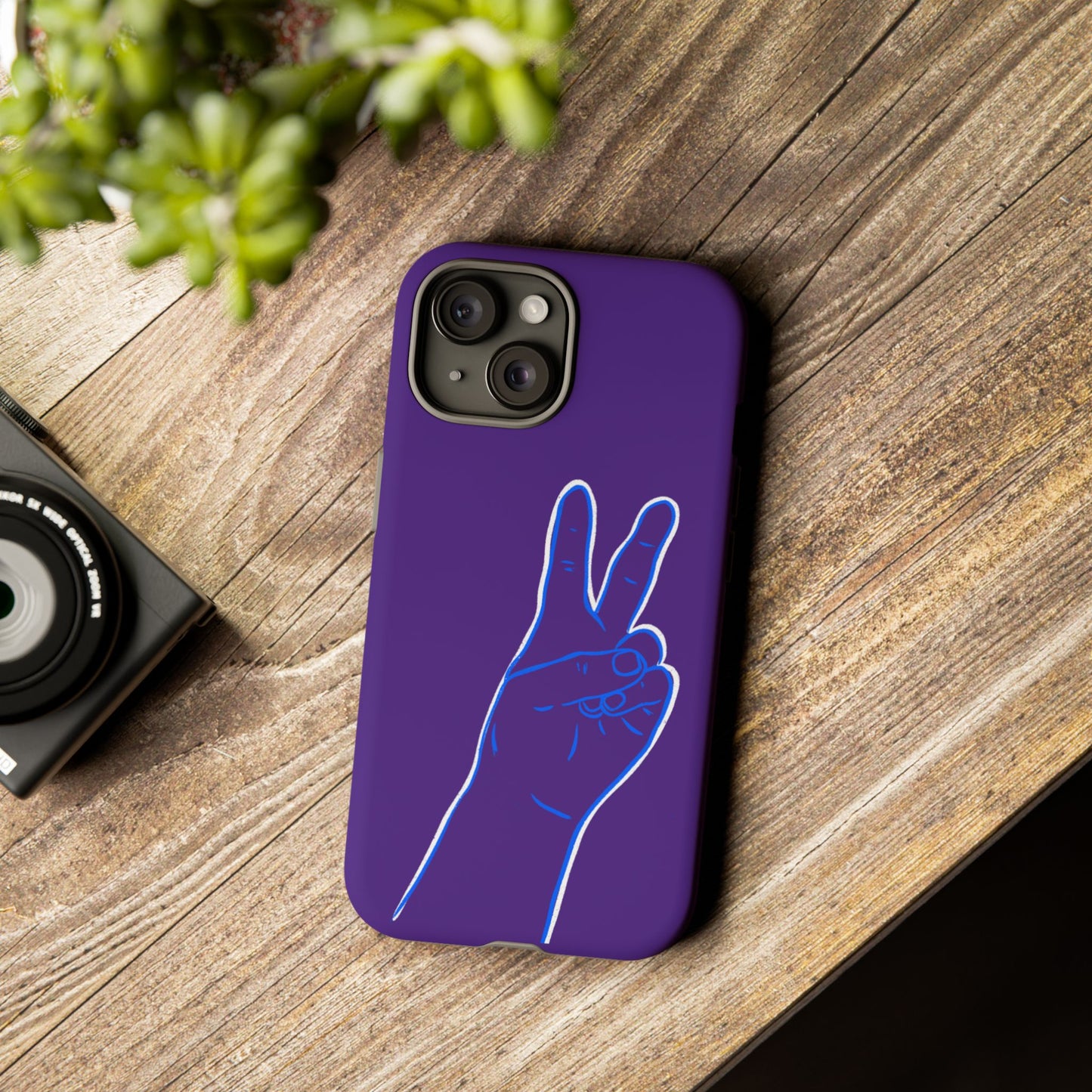 Vibrant Peace Gesture Phone Case