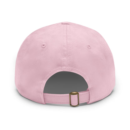 Funny Dad Hat with Leather Patch | 'I'm Too Hot' Style