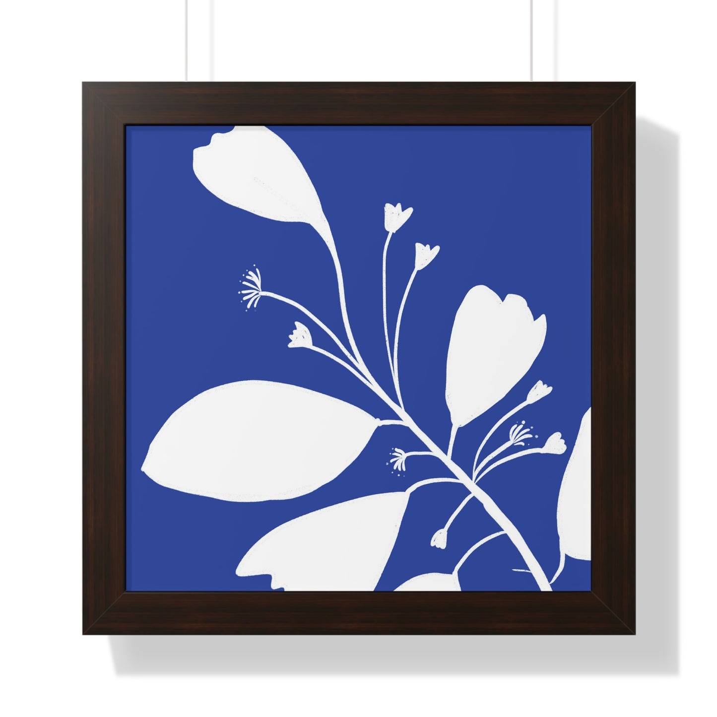 Floral Framed Vertical Poster