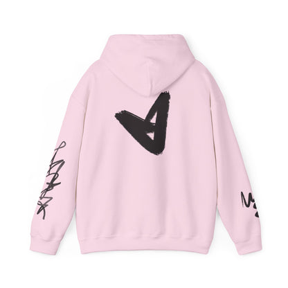 Black hart hoddie