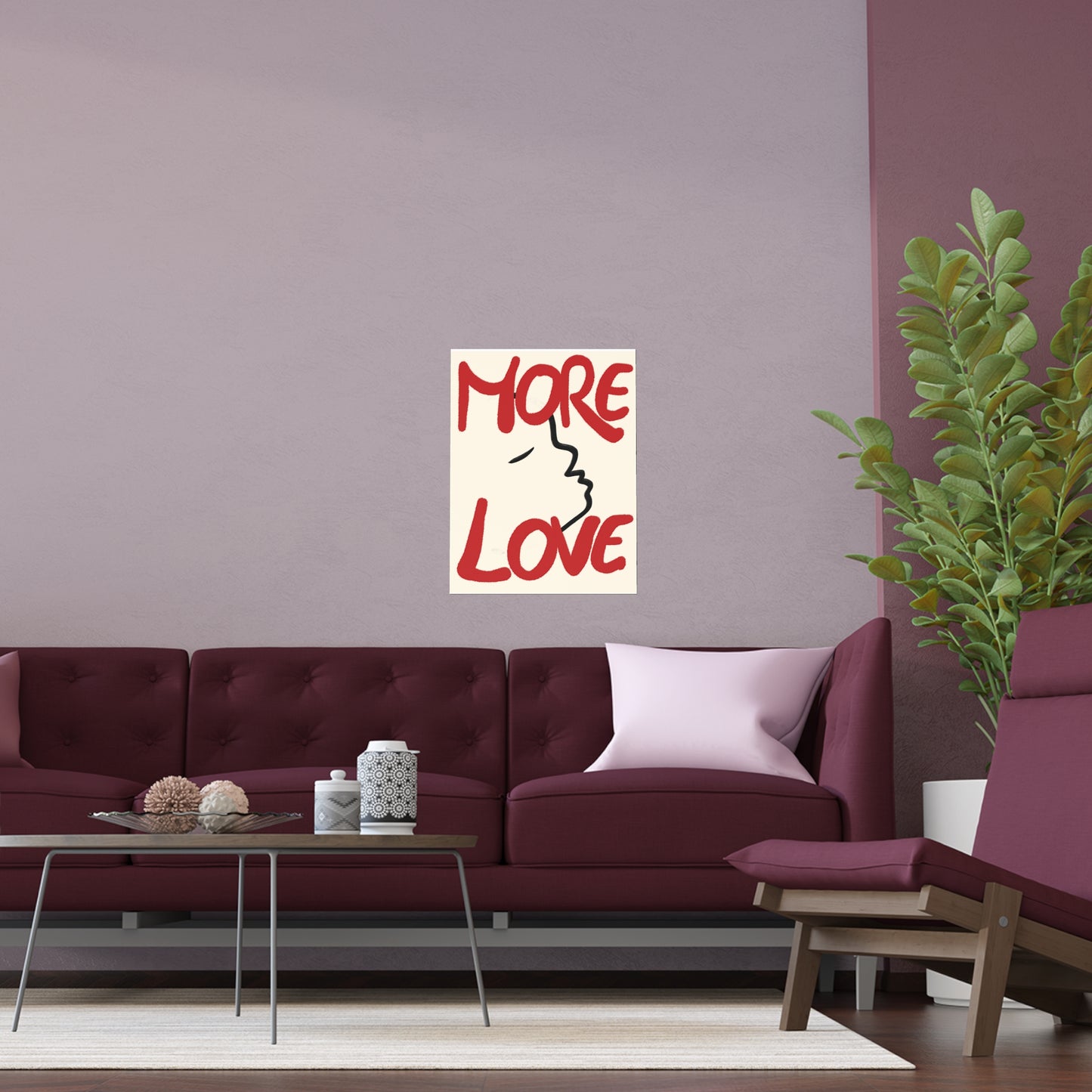 More Love Silk Poster