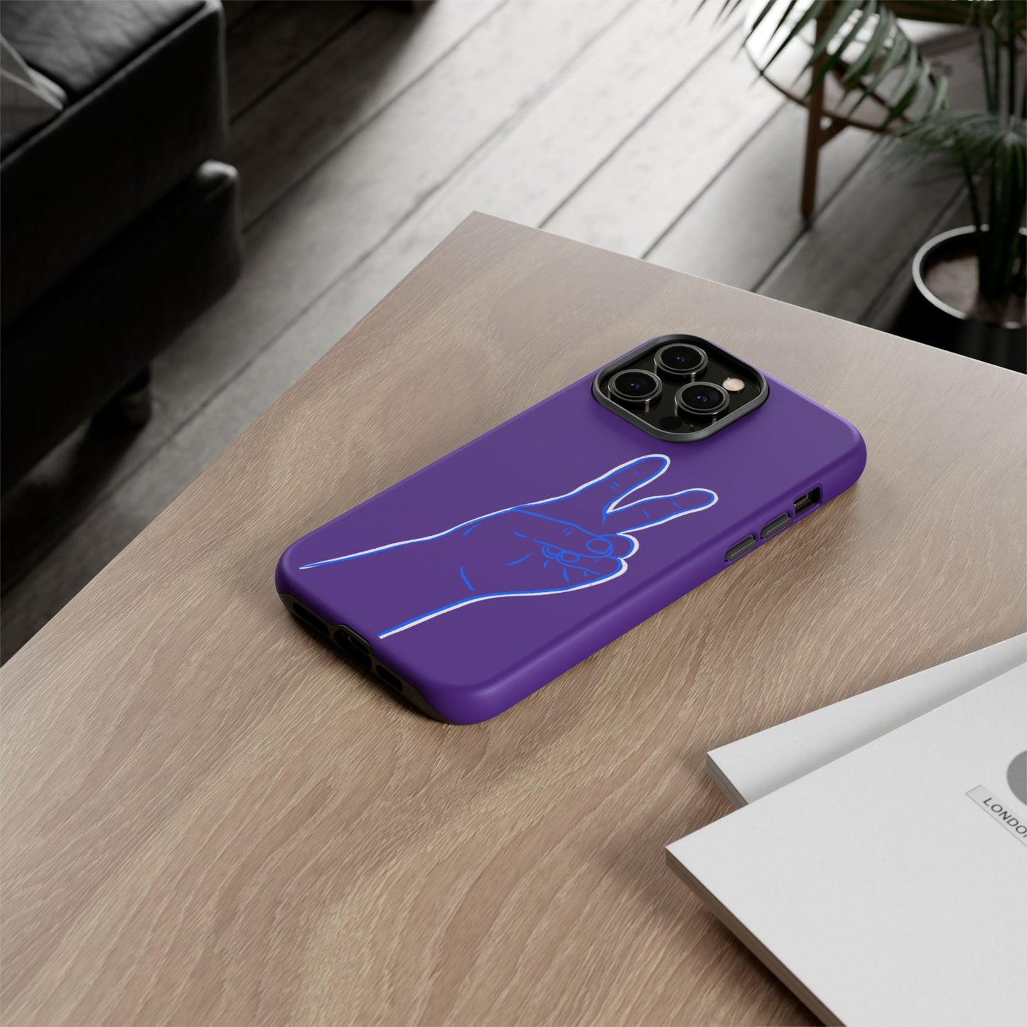 Vibrant Peace Gesture Phone Case