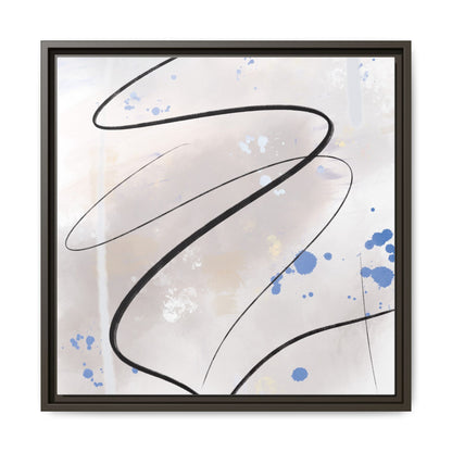 Framed Abstract Canvas Art - Modern Multi-Color Wall Decor