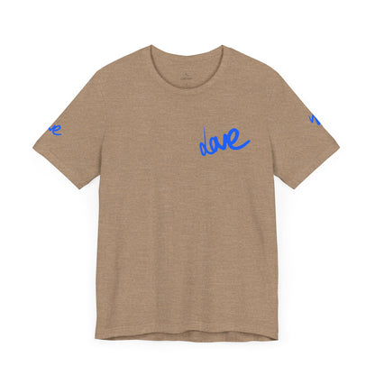 Casual Unisex Tee - Stylish 'dave' Graphic Short Sleeve Shirt