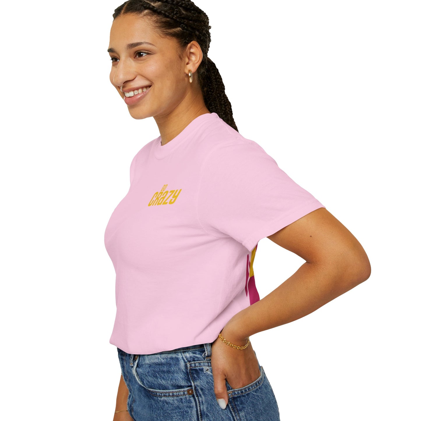 'GO CRAZY' Fun Design T-shirt