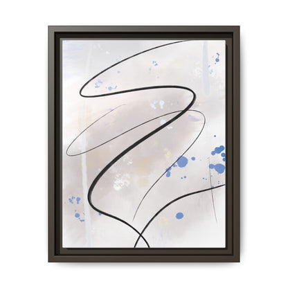 Framed Abstract Canvas Art - Modern Multi-Color Wall Decor