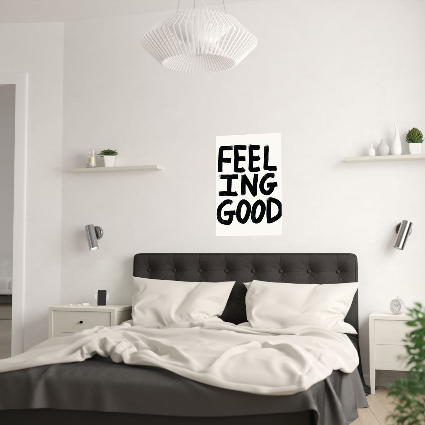 Feeling good Satin Poster