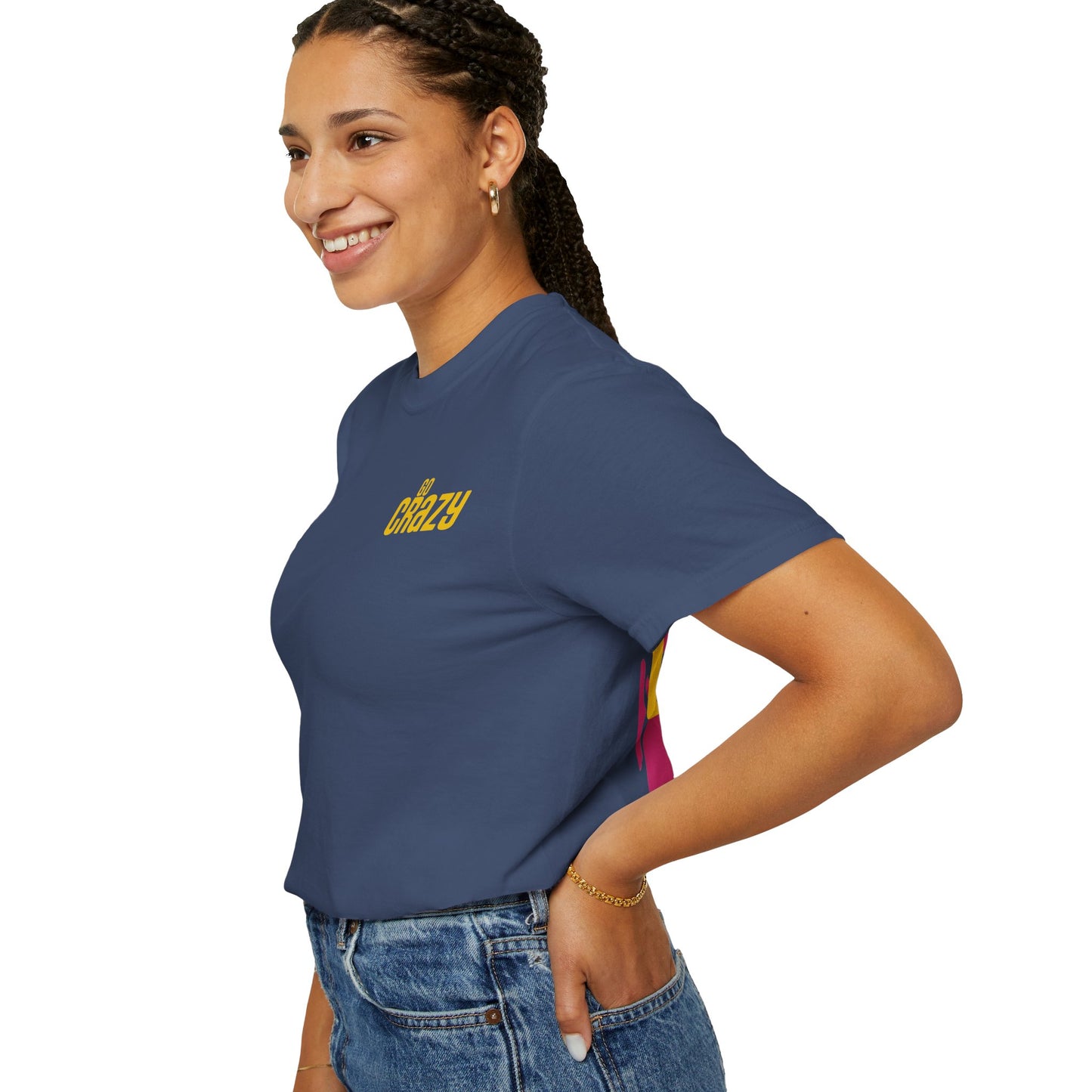 'GO CRAZY' Fun Design T-shirt