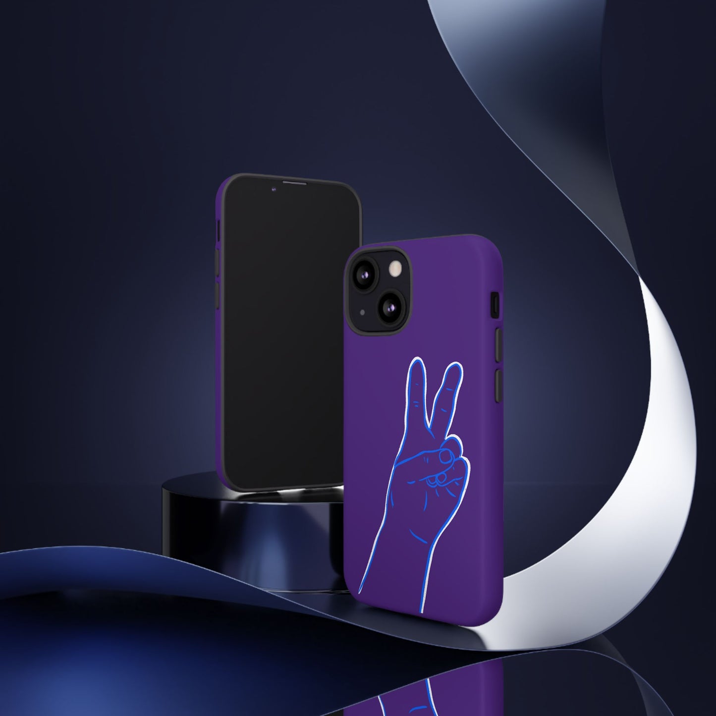 Vibrant Peace Gesture Phone Case