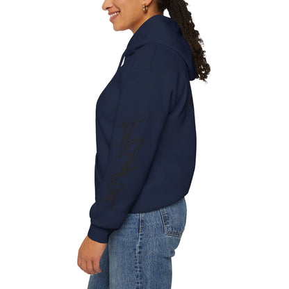 Black hart hoddie