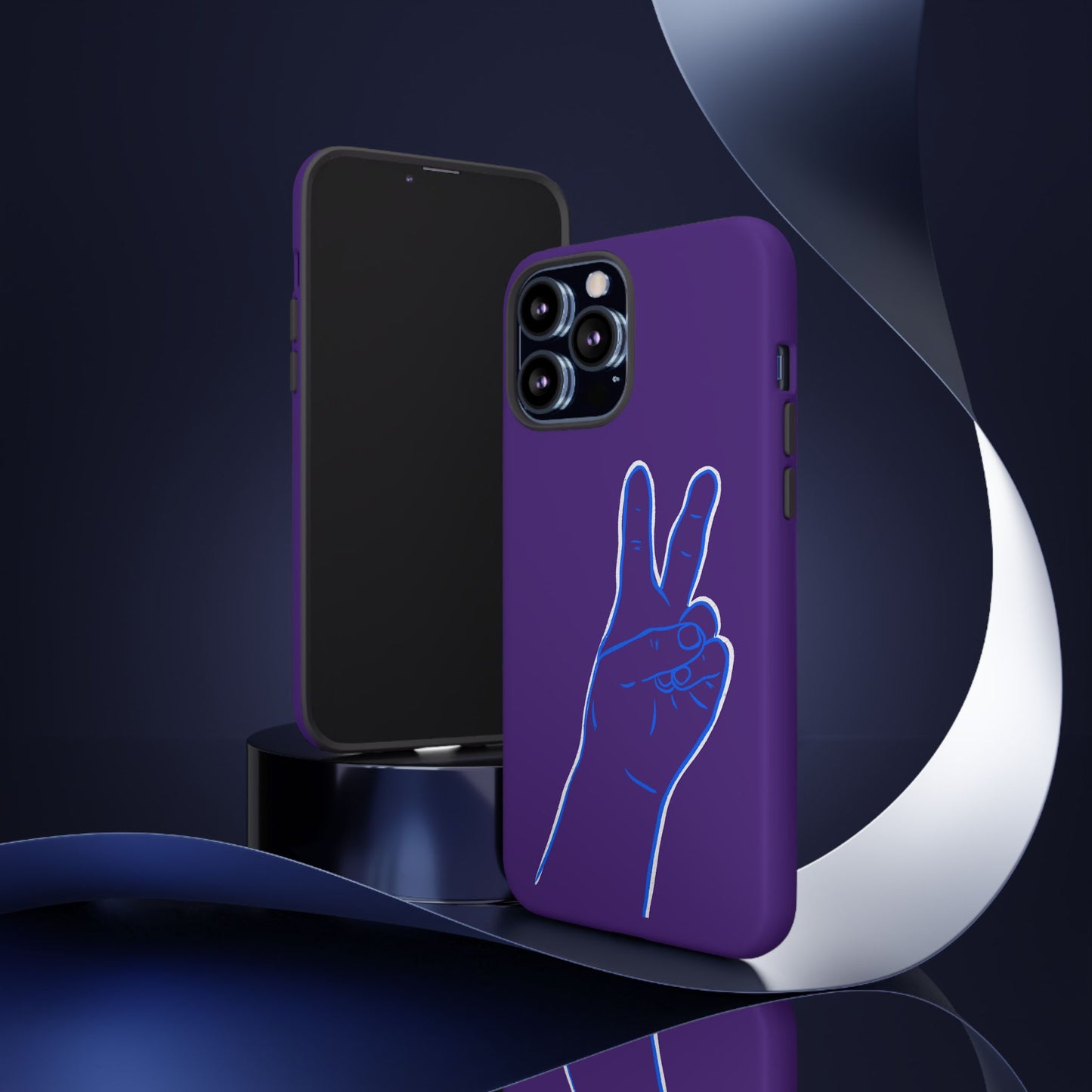 Vibrant Peace Gesture Phone Case