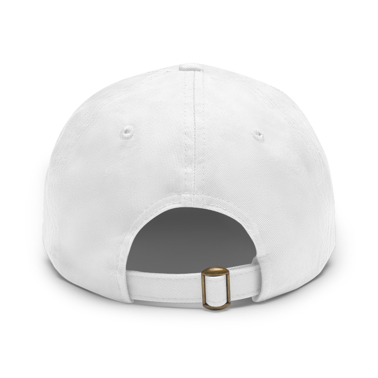 Funny Dad Hat with Leather Patch | 'I'm Too Hot' Style