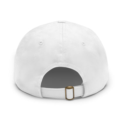 Funny Dad Hat with Leather Patch | 'I'm Too Hot' Style
