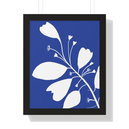 Floral Framed Vertical Poster