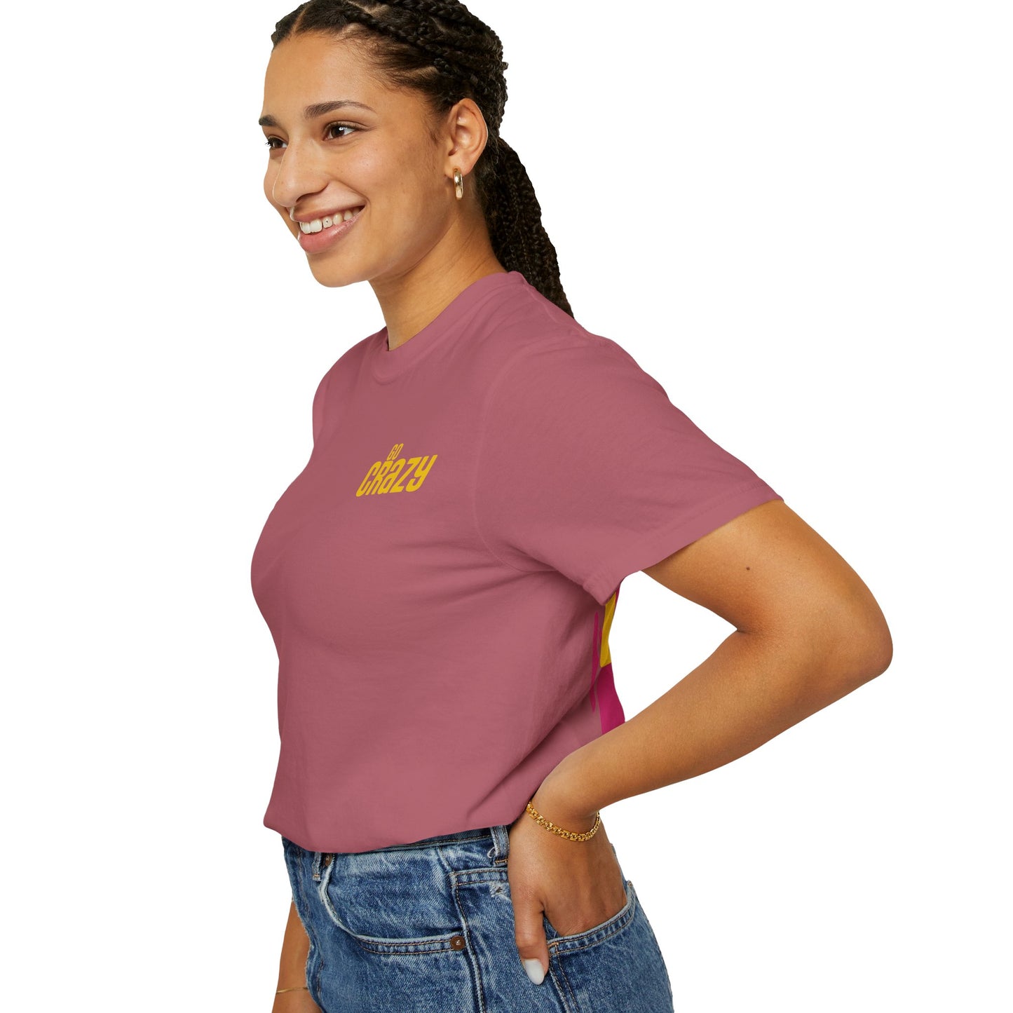 'GO CRAZY' Fun Design T-shirt