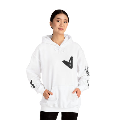 Black hart hoddie