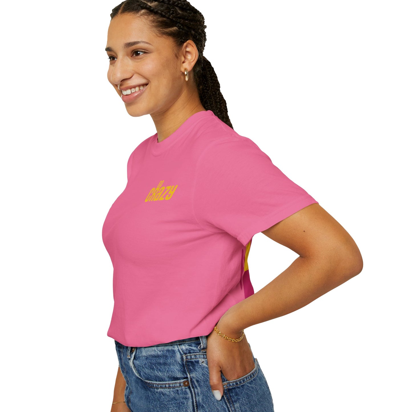 'GO CRAZY' Fun Design T-shirt