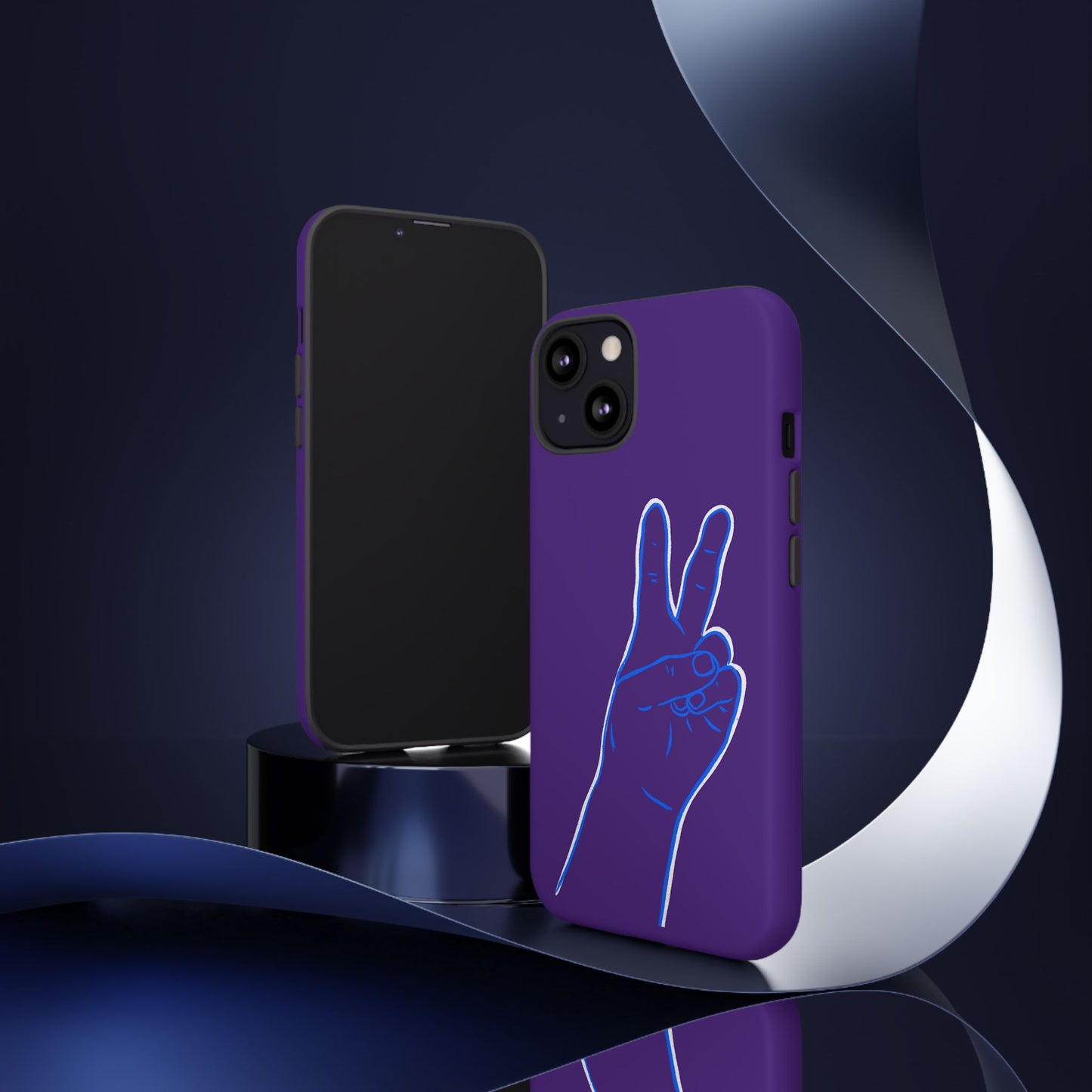 Vibrant Peace Gesture Phone Case