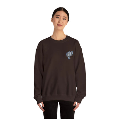 Cactus Embroidered Unisex Crewneck Sweatshirt