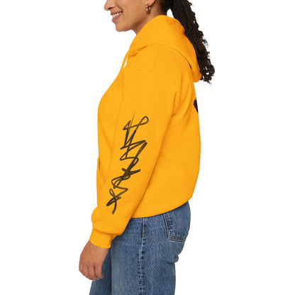 Black hart hoddie