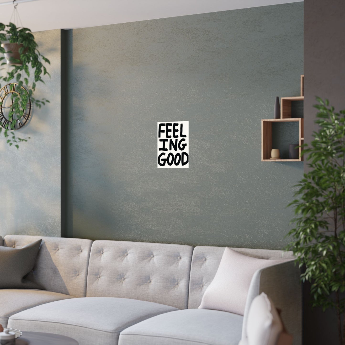 Feeling good Satin Poster