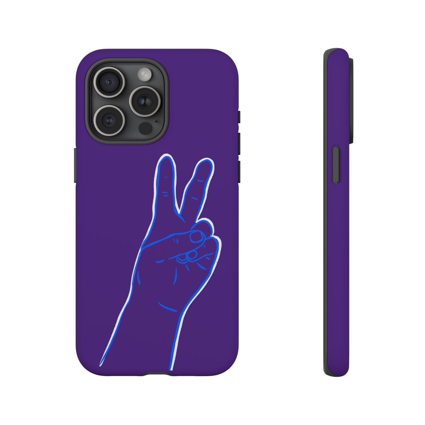 Vibrant Peace Gesture Phone Case