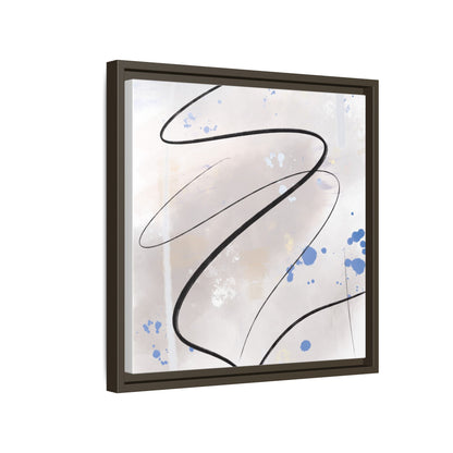 Framed Abstract Canvas Art - Modern Multi-Color Wall Decor