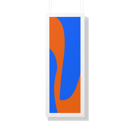Orange and Blue Poster
