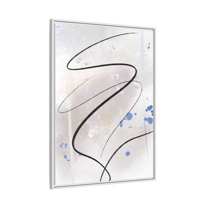 Framed Abstract Canvas Art - Modern Multi-Color Wall Decor