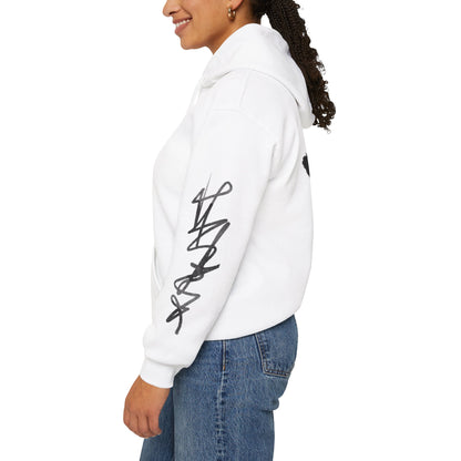 Black hart hoddie