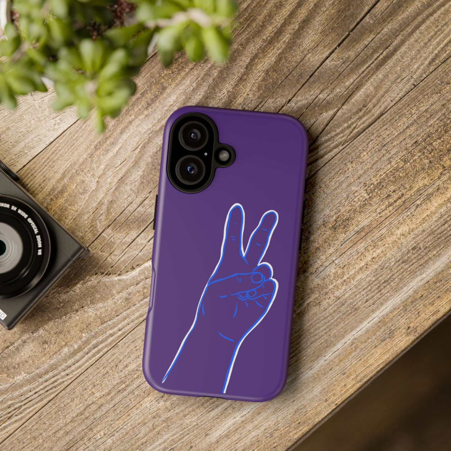 Vibrant Peace Gesture Phone Case