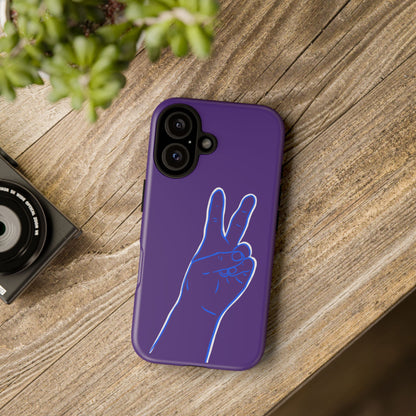 Vibrant Peace Gesture Phone Case
