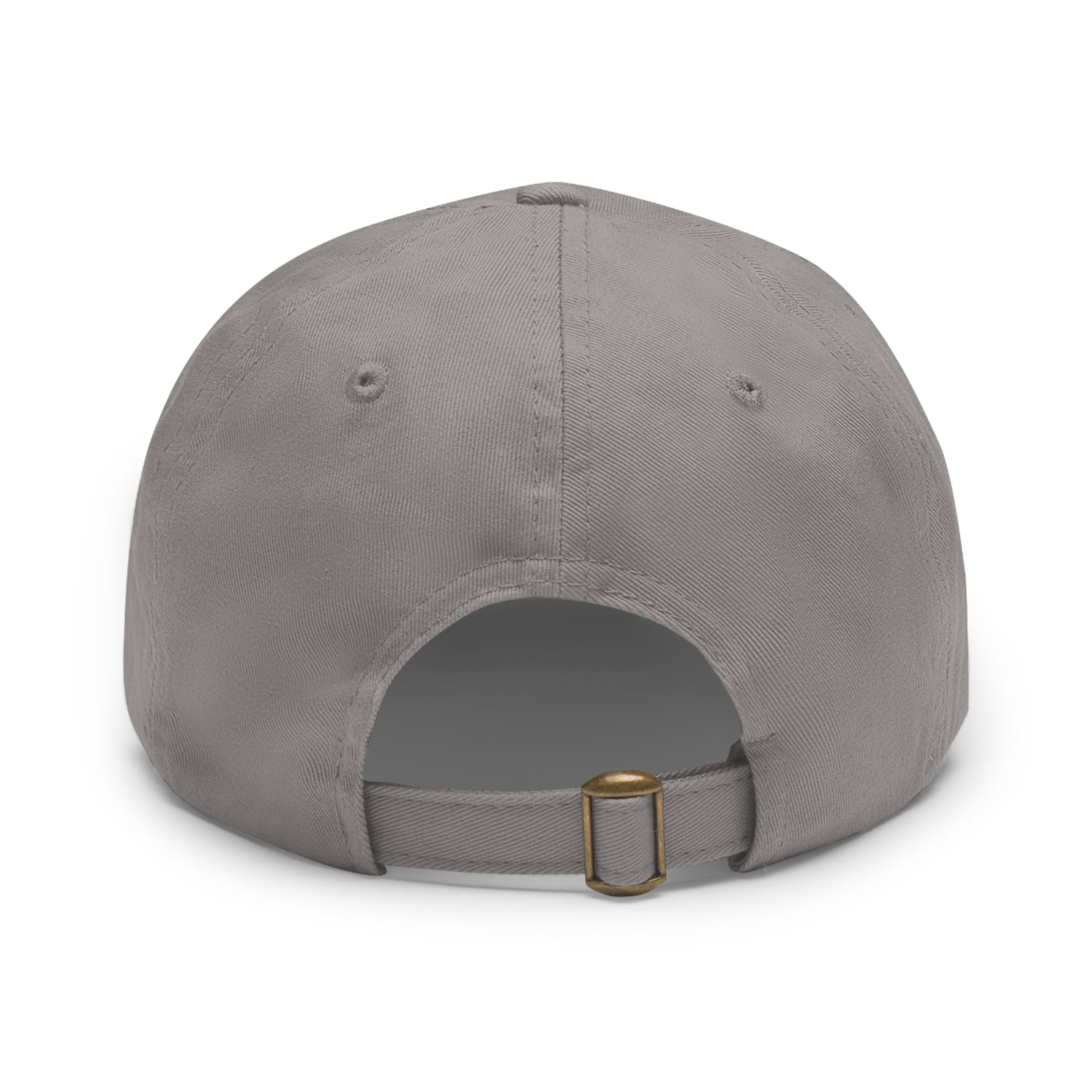 Funny Dad Hat with Leather Patch | 'I'm Too Hot' Style