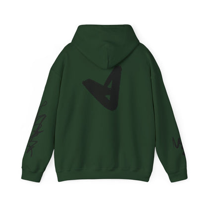 Black hart hoddie