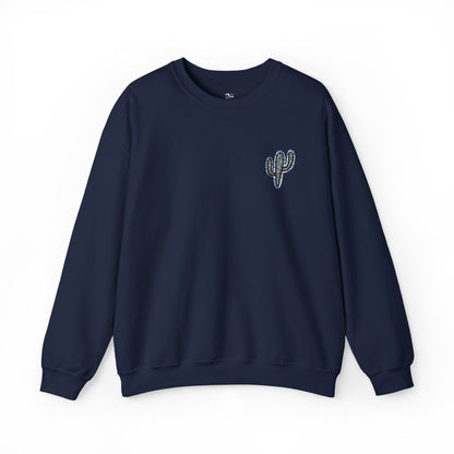 Cactus Embroidered Unisex Crewneck Sweatshirt
